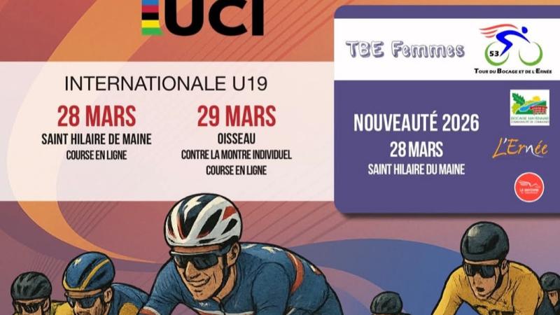 Course cycliste tour du Bocage et de l'Ernée 53