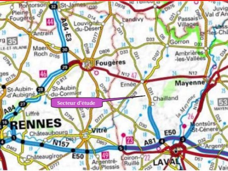 RD31 AMENAGEMENT ENTRE CHAILLAND ET ERNEE